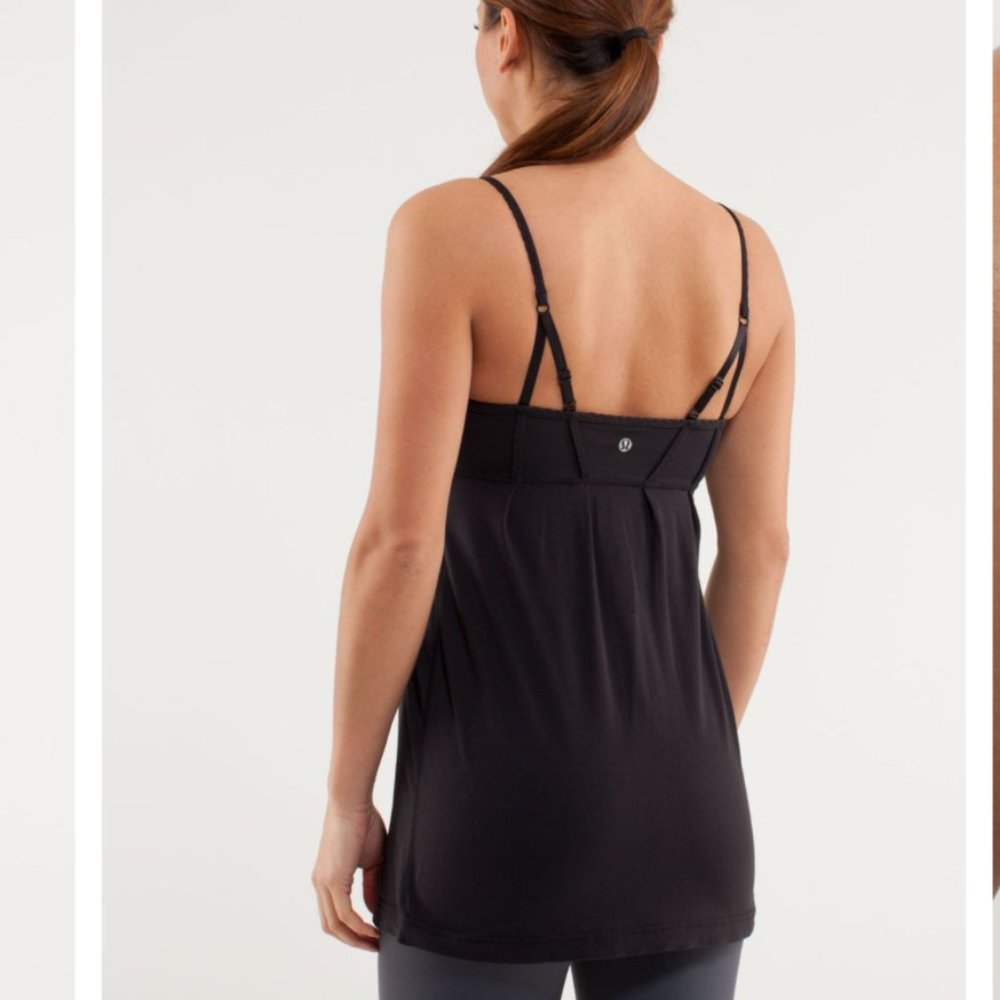 Lululemon DEBUT Yoga Pilates Dance Tank Black 4